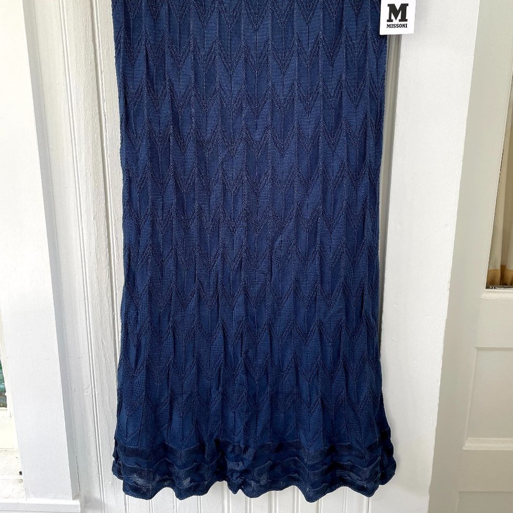 M Missoni blue chevron skirt - NWT